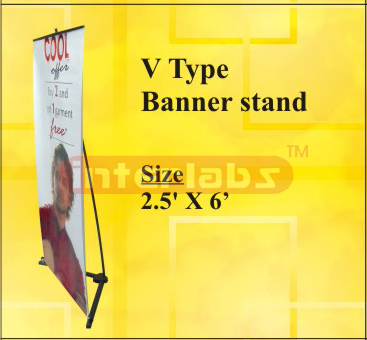 V Type Banner stand